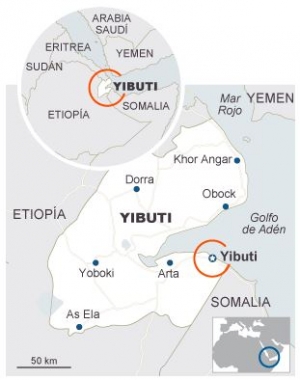 Tres militares españoles, heridos en un atentado suicida en Yibuti