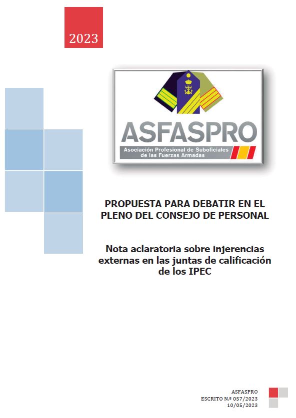 105.2022 Propuesta ASFASPRO Puestos Suboficiales EAE