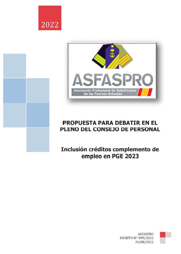 099.2022 Propuesta ASFASPRO Incremento CE PGE 2023