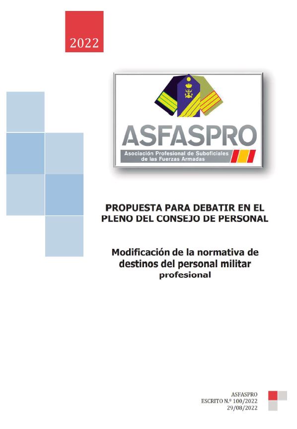 100.2022 Propuesta ASFASPRO Modificación normativa destinos