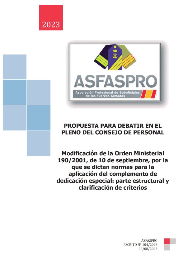 100.2022 Propuesta ASFASPRO Modificación normativa destinos