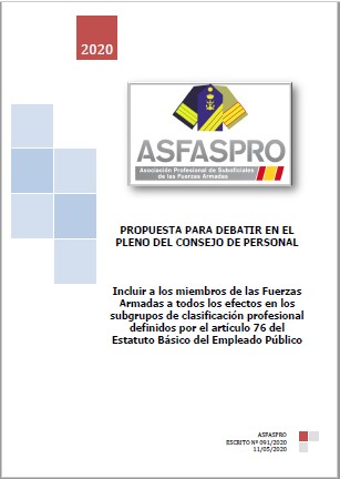 091 2020 Propuesta ASFASPRO Inclusion plena grupos art 76 EBEP