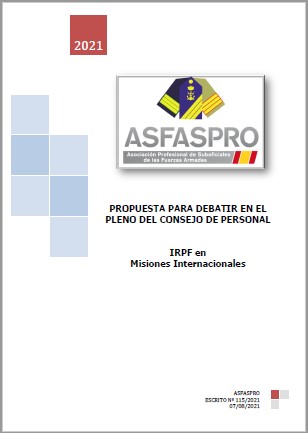 115.2021 Propuesta ASFASPRO EXENCIÓN IRPF POR MISIONES INTERNACIONALES