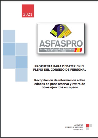 137.2021 Propuesta ASFASPRO Recopilación datos pase reserva y retiro Europa