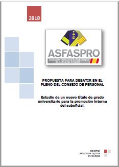 I15.2018 Propuesta ASFASPRO estudio nueva titulación de grado
