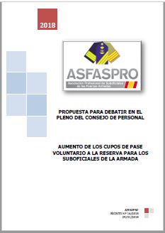 I16.2018 Propuesta ASFASPRO cupos reserva voluntaria ARMADA