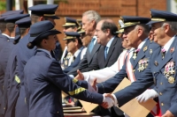El luto tras el accidente de Ávila marca la entrega de despachos en la Base Aérea