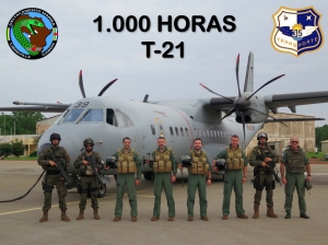 El Destacamento Mamba ha alcanzado el hito de 1.000 horas de vuelo en T.21, tras relevar al T.10 el pasado mes de octubre 