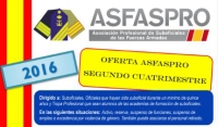 Oferta ASFASPRO segundo cuatrimestre