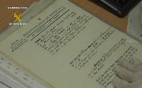 La Guardia Civil recupera documentos históricos de un Regimiento que luchó en la Guerra de la Independencia española