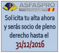  Nueva oferta de ASFASPRO en diciembre - Cuotas para el año 2016