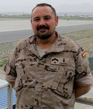 "Veía que mi vida militar se acababa y tenía ganas de una experiencia así"