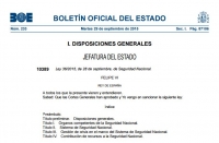 Entra en vigor la Ley 36/2015, de 28 de septiembre, de Seguridad Nacional 