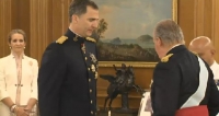 El rey Felipe VI recibe el mando de los ejércitos