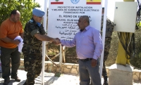 El Jefe de BRILIB XIX inaugura en Madjal Silim un nuevo proyecto de Cooperación Cívico-Militar