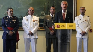 La nueva cúpula militar jurará hoy sus cargos.