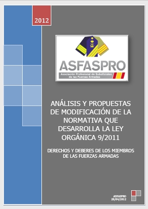 Análisis y Propuestas de Modificación de la Normativa que desarrolla la Ley Orgánica 9/2011