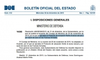 Entra en vigor el Protocolo de actuación frente al acoso sexual y por razón de sexo en las Fuerzas Armadas