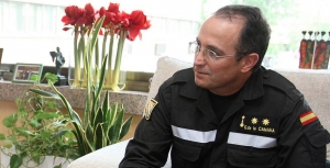 El teniente coronel de la UME, César Gutiérrez. (Foto: Ical)