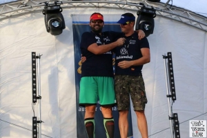 José Manuel Candón y su guía, el sargento Nicolás Arellano, Campeones Europa XTERRA categoría PT5