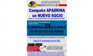 Campaña &quot;Apadrina un nuevo socio&quot; 2021