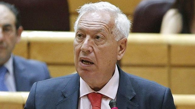 Margallo pide a Reino Unido que retire los bloques como primer y «necesario» gesto hacia el diálogo