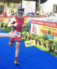 La sargento 1º Gema Raga, subcampeona del Mundo de duatlón