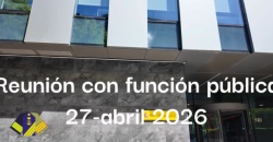 FUNCIÓN PÚBLICA RECOGE LAS PROPUESTAS DE ASFASPRO