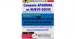 Campaña "Apadrina un nuevo socio" 2021